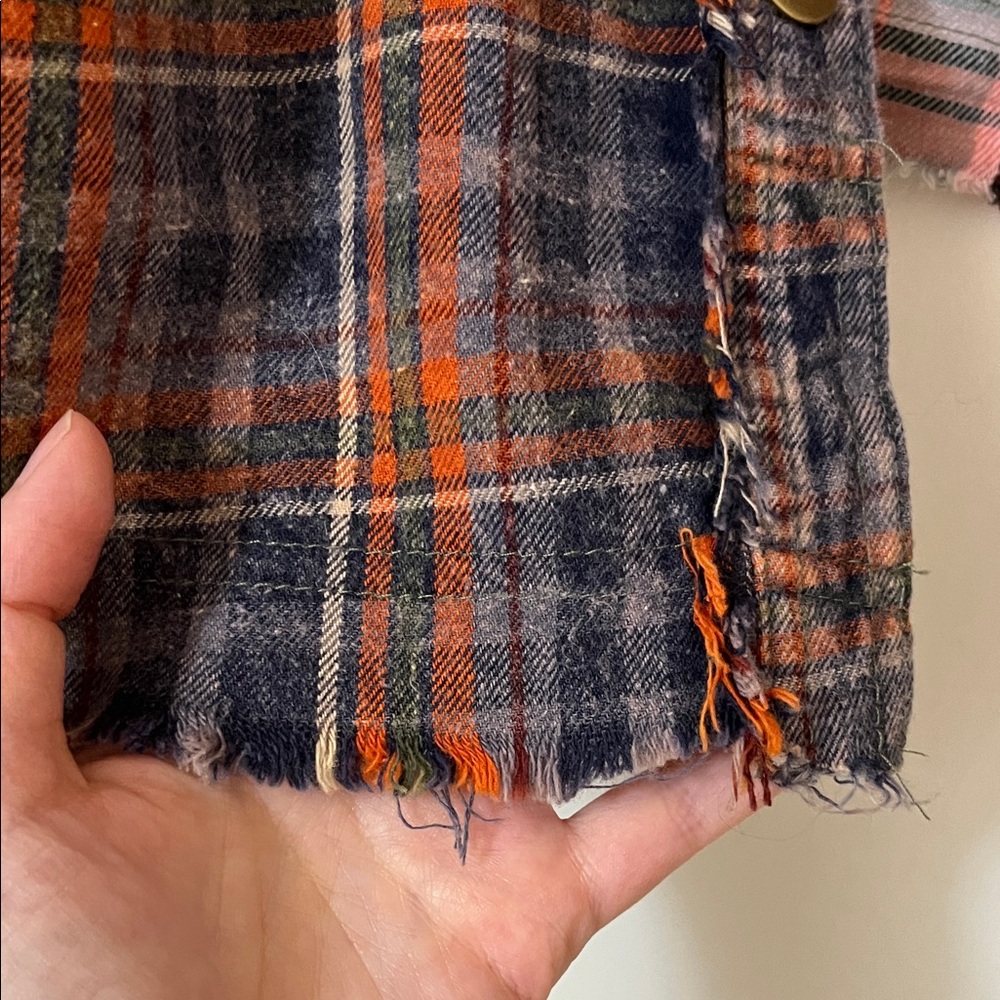 Oli & Hali Plaid Button Down Shirt - Red and Blue - Picture 8 of 12